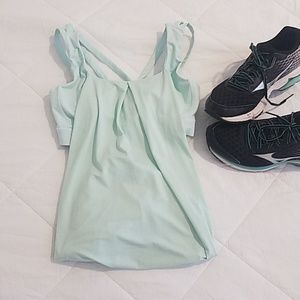 Lululemon yoga mint No Limits layered top